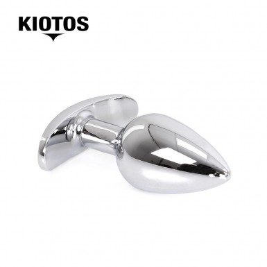 KIOTOS Purple Gem Butt Plug - aluminum anchor base butt plug with purple gem