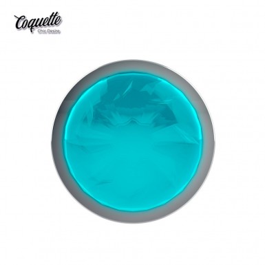 COQUETTE Chic Desire Blue Gem Anal Plug - dop anal din metal cu bijuterie albastra