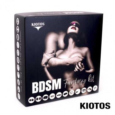 BDSM Fantasy kit by KIOTOS - set de 11 piese BDSM in negru