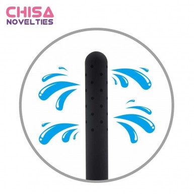 CHISA Black Mont Anal Enema 360º - quality POM black anal shower enema