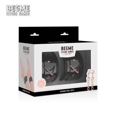 BEGME Black Edition Premium Ankle cuffs - catuse unisex premium tip manseta pentru glezne